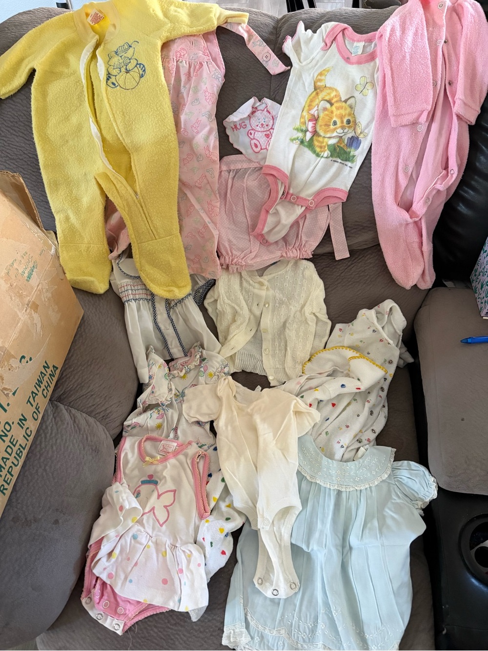 Vintage 90’s Assorted Baby One-Piece Bodysuits and Rompers